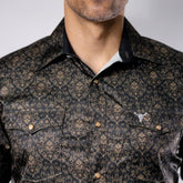 Camisa Cactus Est Negro/Café 141